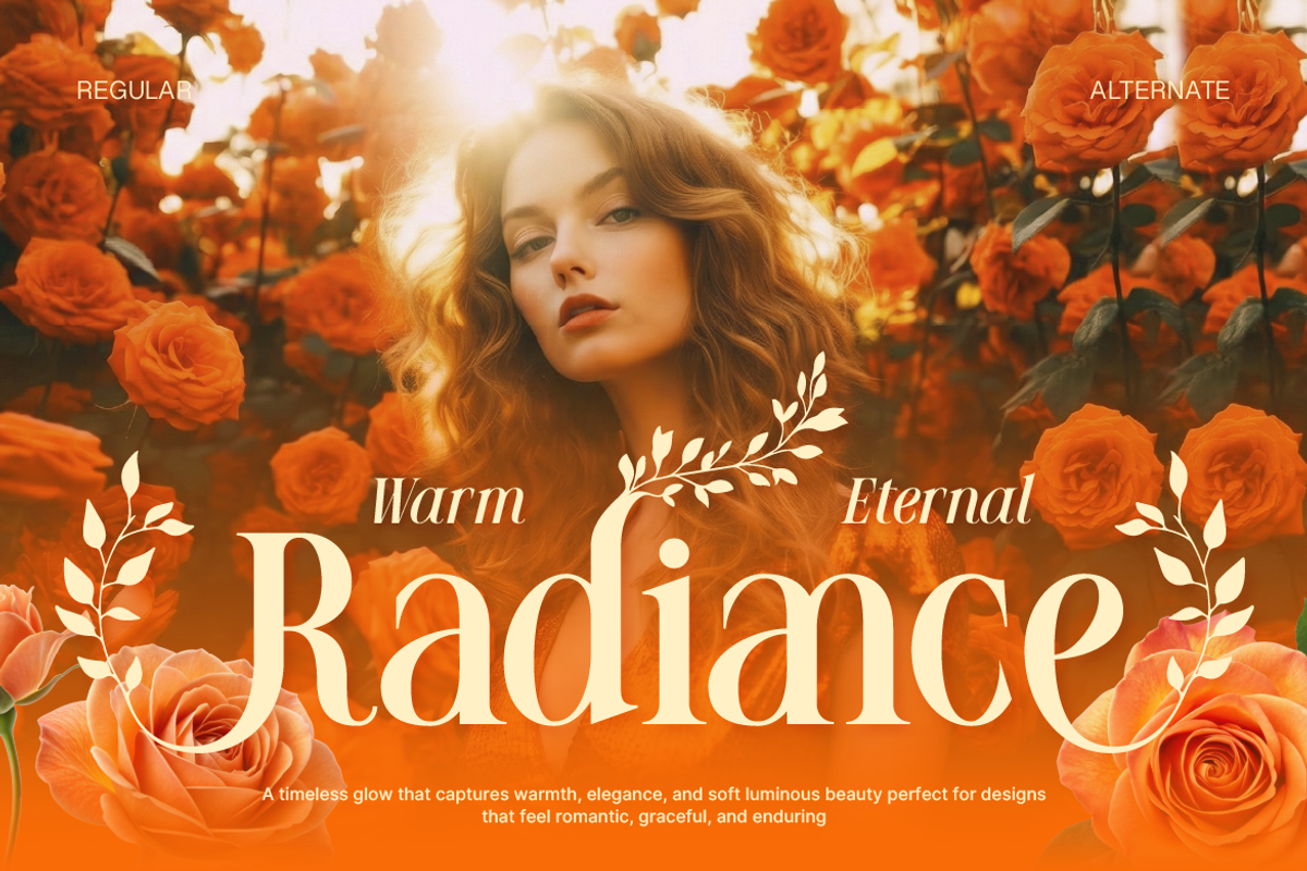 Mowina - Beautiful Floral, a Serif Font by Artisan Themes (Photo 3 of 12)