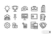 Business Icon Illustration Set, an Object Graphic by SLAB! Design (Thumbnail 3 of 3)