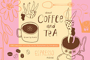 About Coffee and Tea, a Food Illustration by Annakniaz (Thumbnail 1 of 15)
