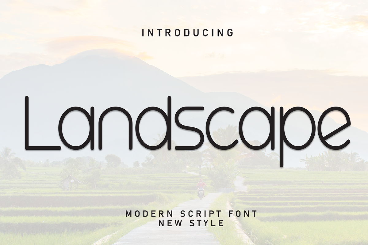 Landscape | Script Font, a Script Font by Scratchones (Photo 1 of 8)