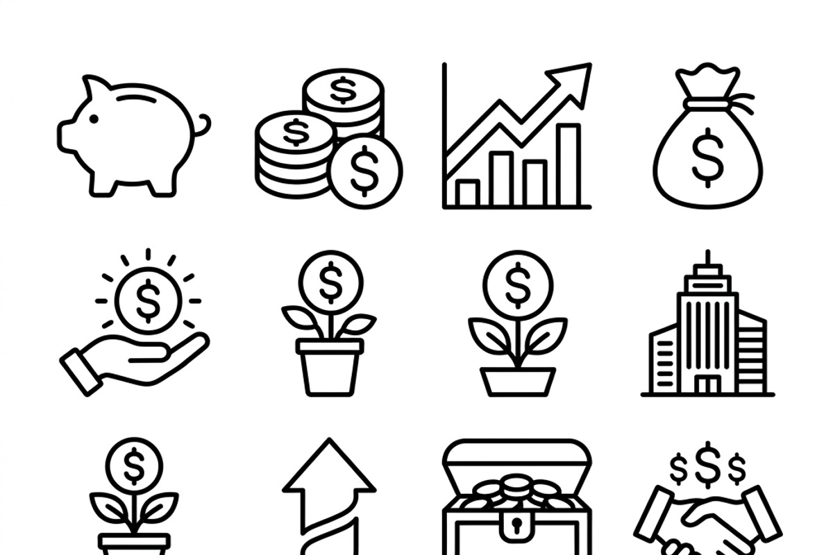 Online Marketplace Seller Icon Set, an Outline Icon by adenpinkstore (Photo 2 of 8)