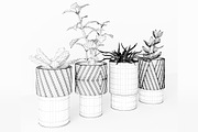 Decorative Plants, a Furniture 3D Model by 3DCargo (Thumbnail 6 of 9)