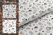 COFFEE BREAK whimsical line art set, a Food Illustration by Madiwaso (Thumbnail 7 of 9)