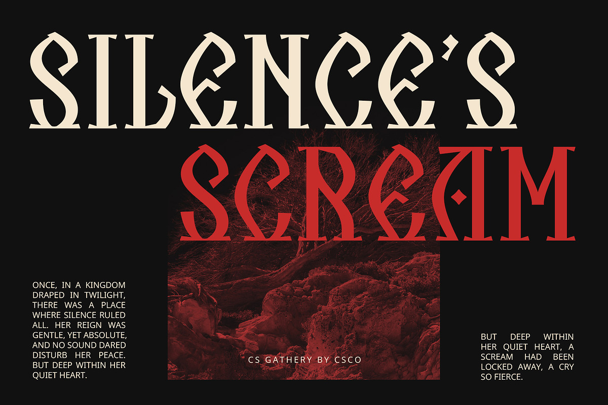 CS Gathery – Display Serif Font, a Serif Font by Craft Supply Co. (Photo 5 of 8)