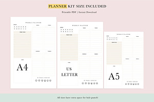 Weekly & Daily Planner - PPT Edit