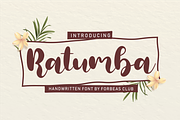 Ratumba, a Handwritten Font by Forberas Club (Thumbnail 1 of 7)