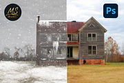 Dynamic Snow Photoshop Brushes, a Brush Add-On by Mohamed Saber (Thumbnail 3 of 4)