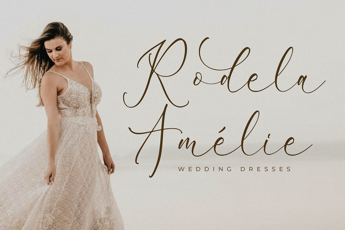 Peach Mondela Beauty Calligraphy, a Script Font by Storytype Studio (Photo 6 of 15)
