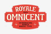 Ranch House – Western Classic Serif, a Serif Font by decographstud (Thumbnail 4 of 9)