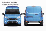 LWB Compact Cargo Van Mockup Set, a Product Mockup by Halal Graphic Studio (Thumbnail 8 of 14)