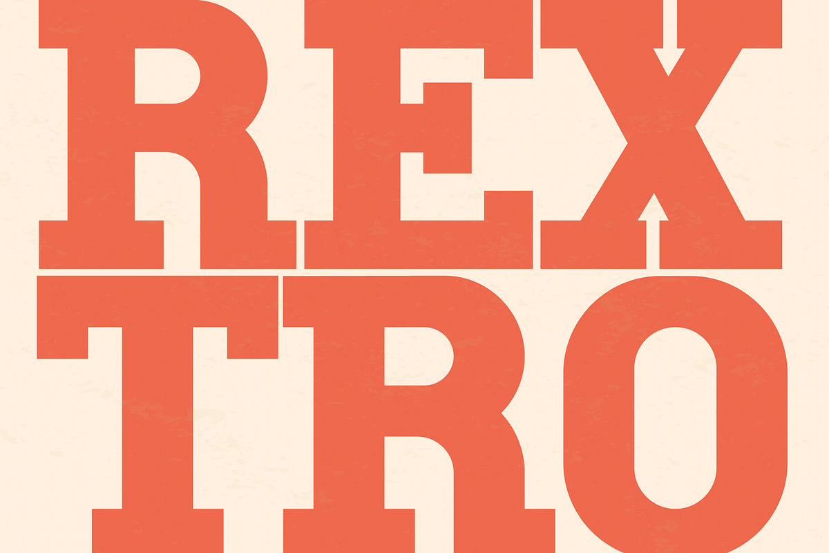 Rextro Old School Font, a Sans Serif Font by Storytype Studio (Photo 3 of 15)