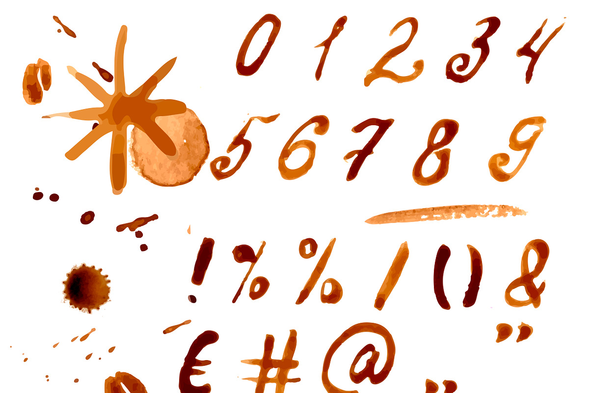 №12 Handwritten font coffee preview 3