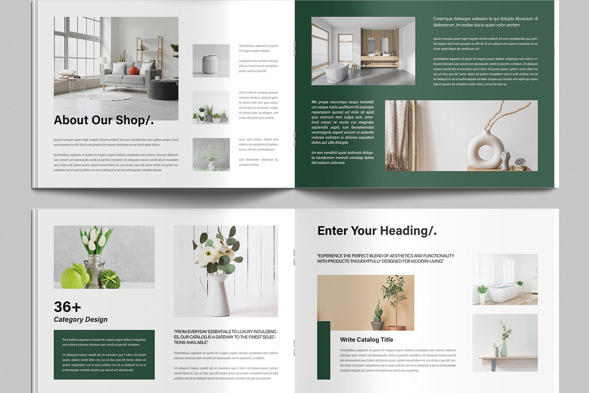 Modern Interior Product Catalog, a Brochure Template by MightyDesign (Photo 4 of 9)