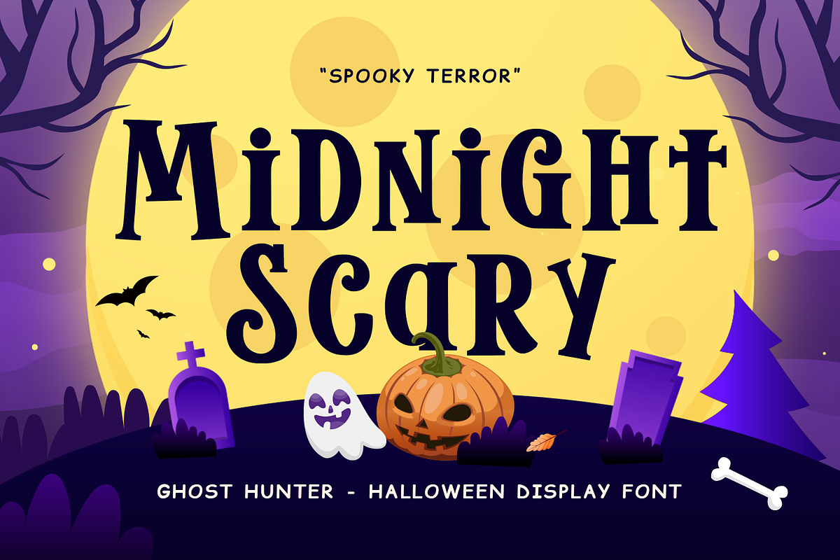 Halloween Font - Ghost Hunter, a Handwritten Font by Mozatype (Photo 2 of 8)