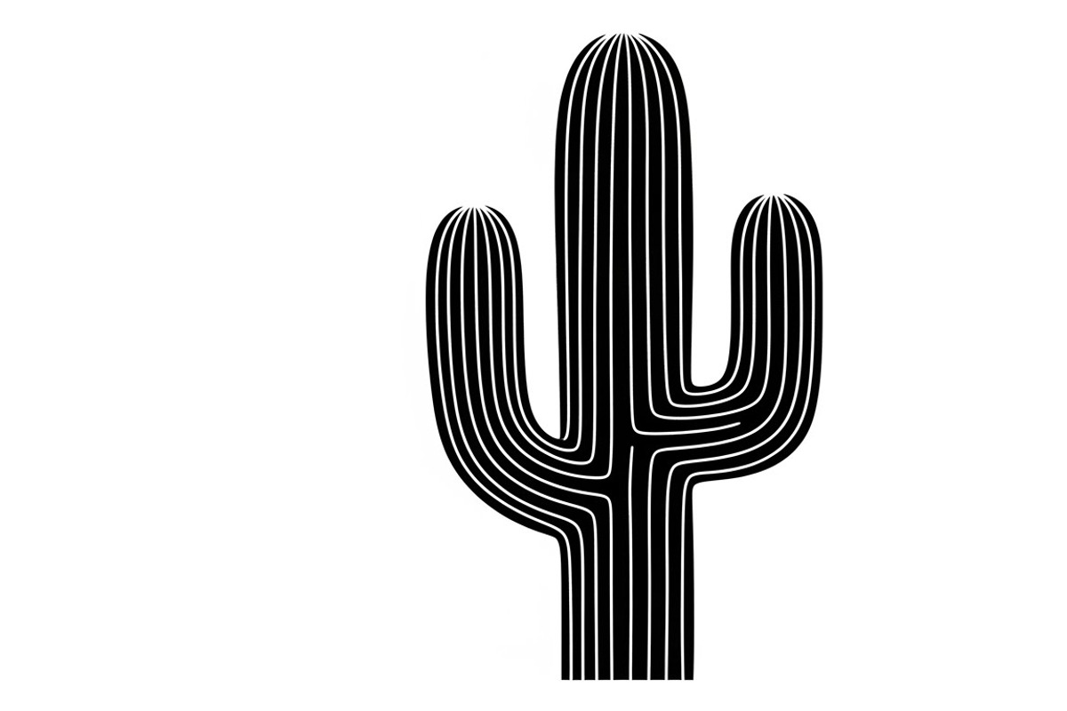 collection of desert cactus silhouet, an Illustration by Amazin_art (Photo 29 of 33)