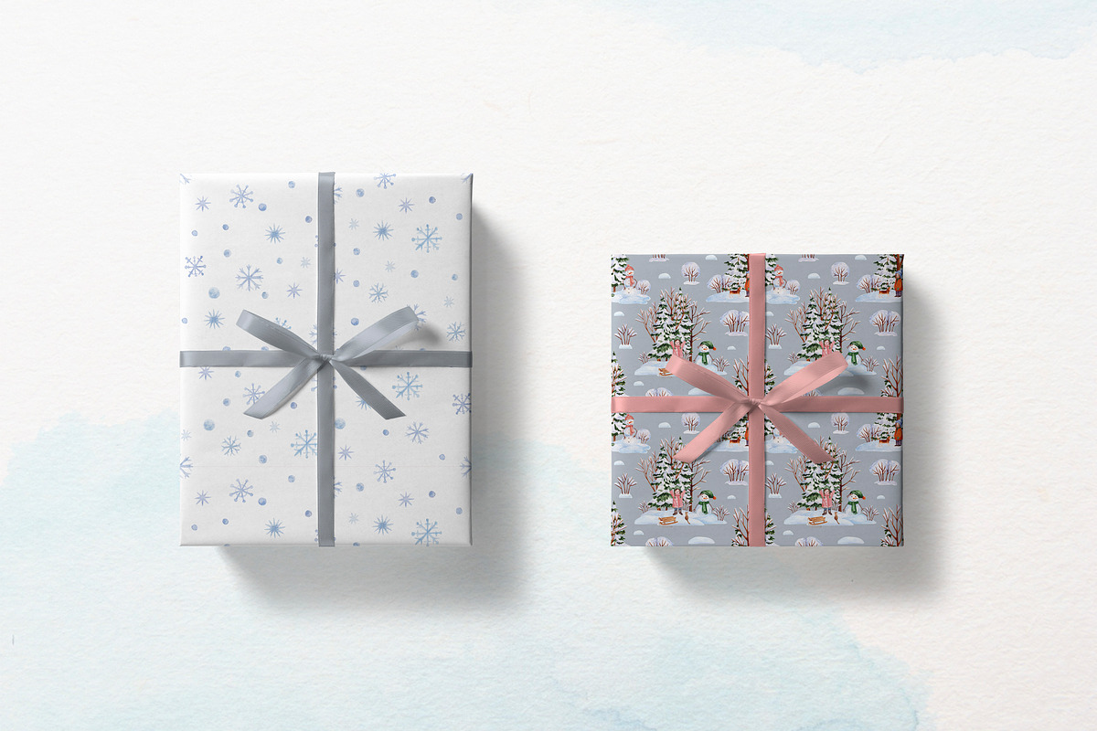 Winter. Watercolor collection, a Seasonal Illustration by a_ptichkina (Photo 3 of 5)