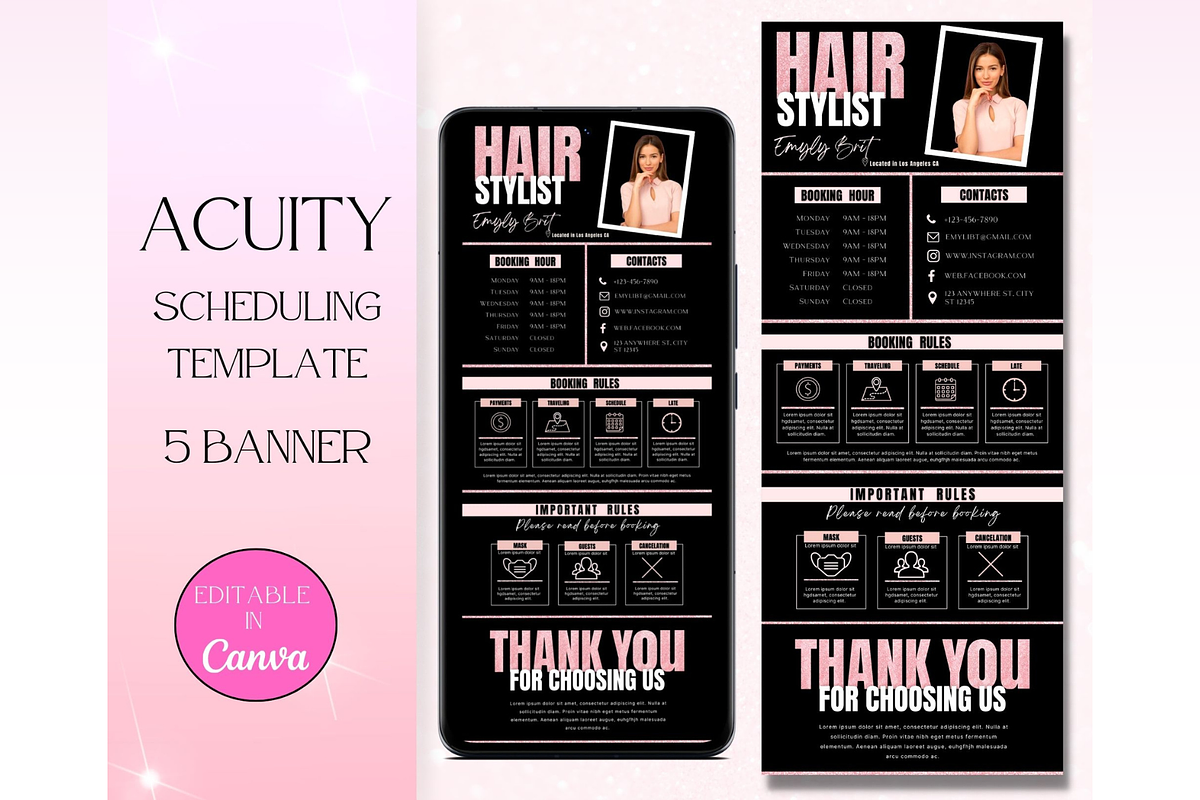 Acuity Scheduling Template, a Templates & Theme by TimCanvaTemplate (Photo 3 of 5)