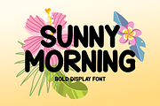 Sunny Morning Typeface, a Handwritten Font by Seemly Fonts (Thumbnail 1 of 6)
