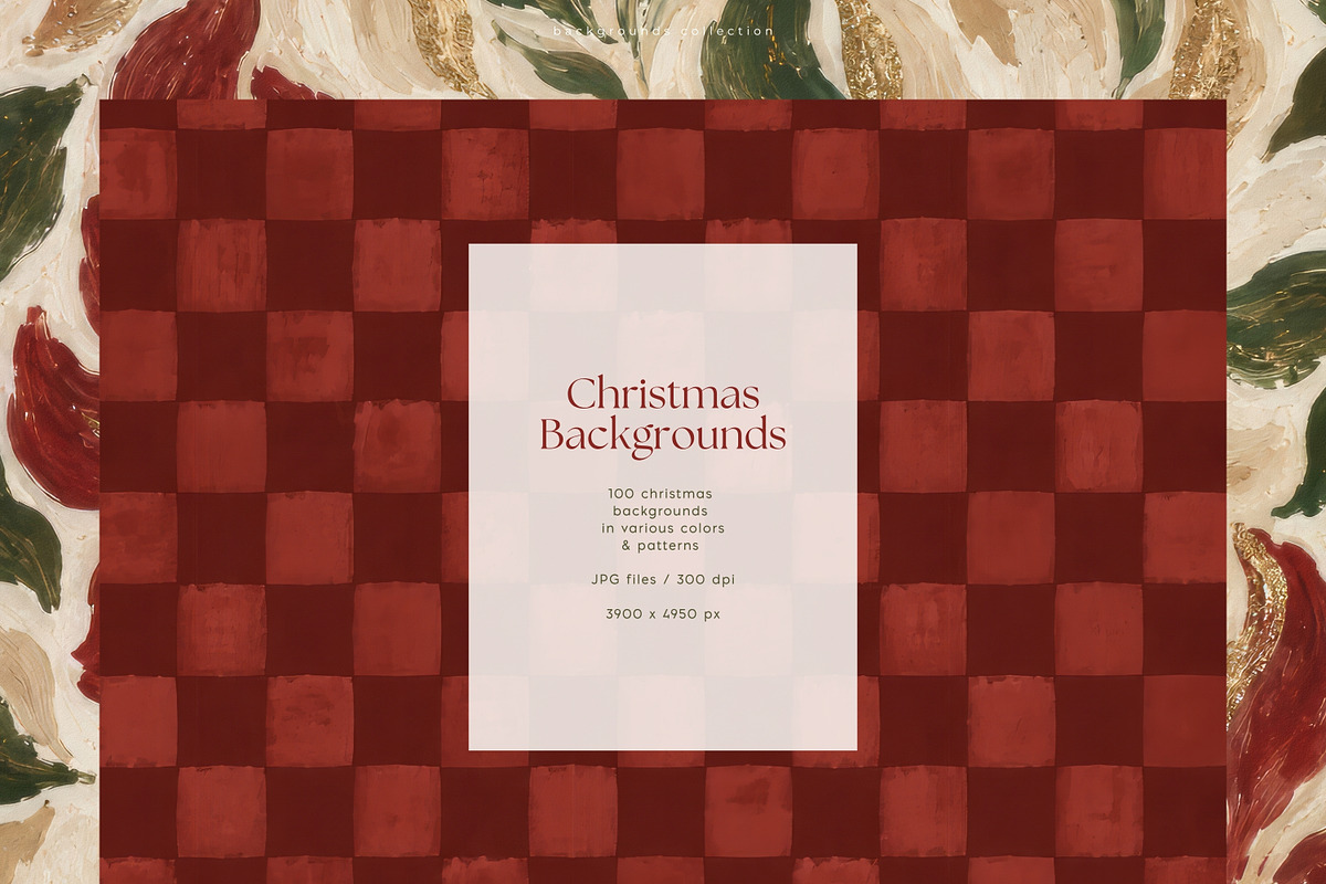 100 Christmas Backgrounds, a Background Graphic by PeDe Designs (Photo 13 of 18)