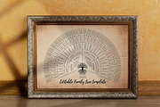 Editable Canva Family Tree Template, a Poster Template by AIW SOLUTIONS (Thumbnail 1 of 3)