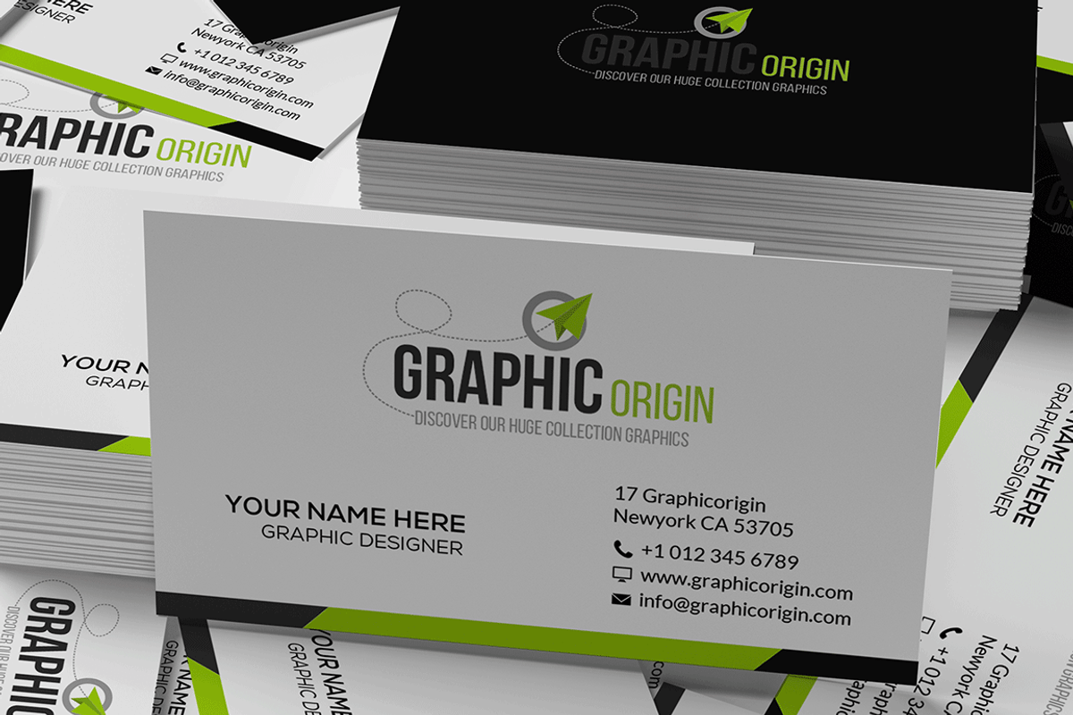 Corporate Business card, a Business Card Template by Graphic Origin (Photo 2 of 5)
