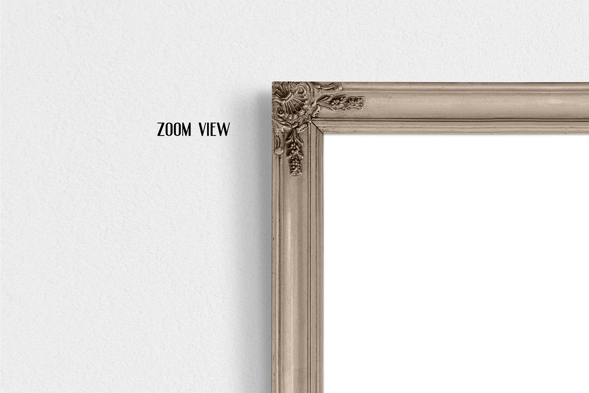 Isolated Old Frames Mockup, a Print Template by Dorado Stock (Photo 6 of 7)