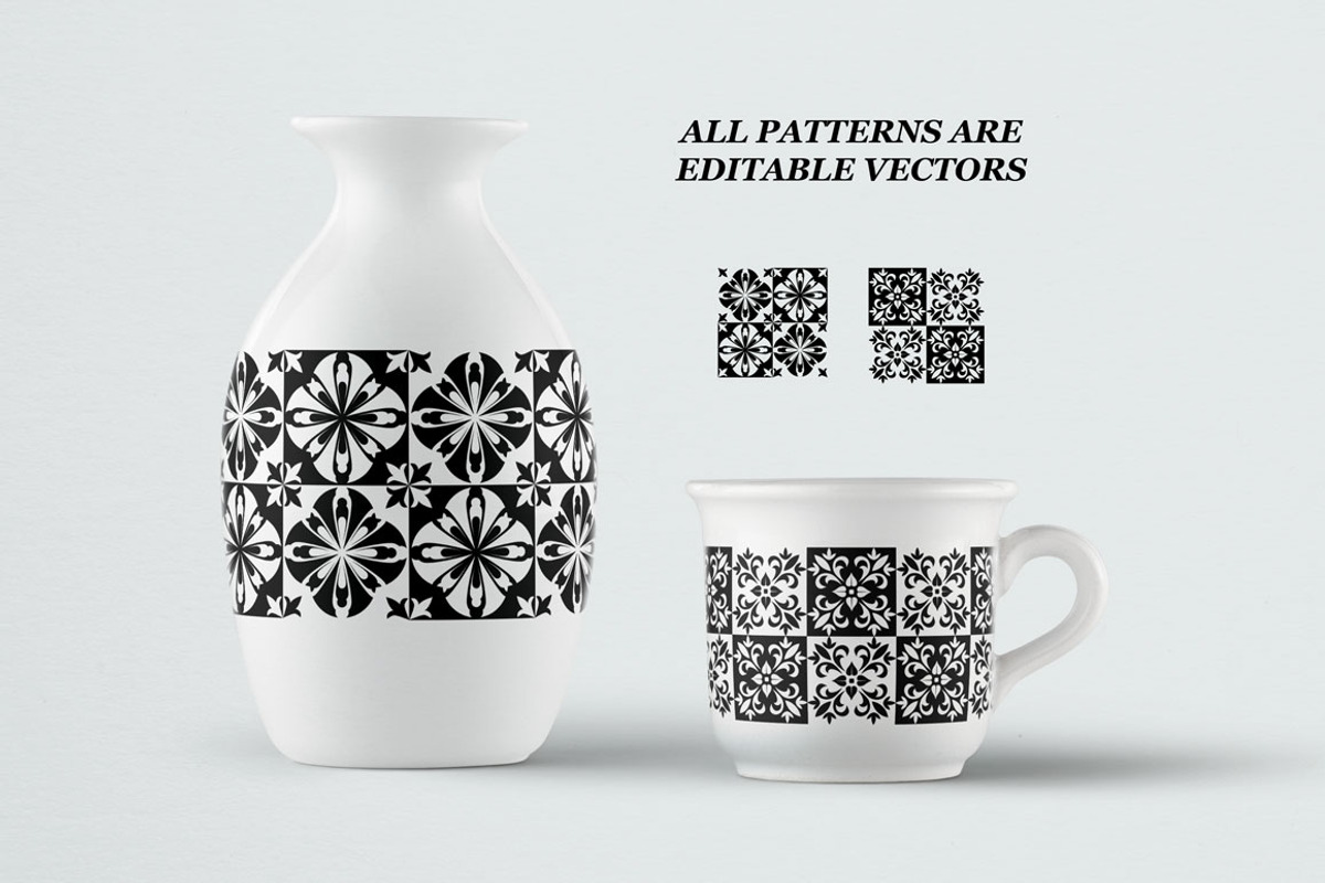 Moroccan style patterns, a Pattern Graphic by ItsDianaDesign (Photo 4 of 6)