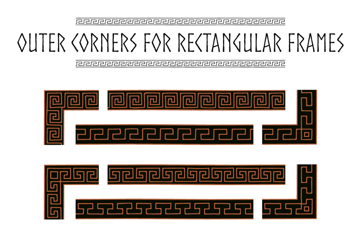 Black and brown meander brushes, a Brush Add-On by ekmelica (Photo 2 of 5)