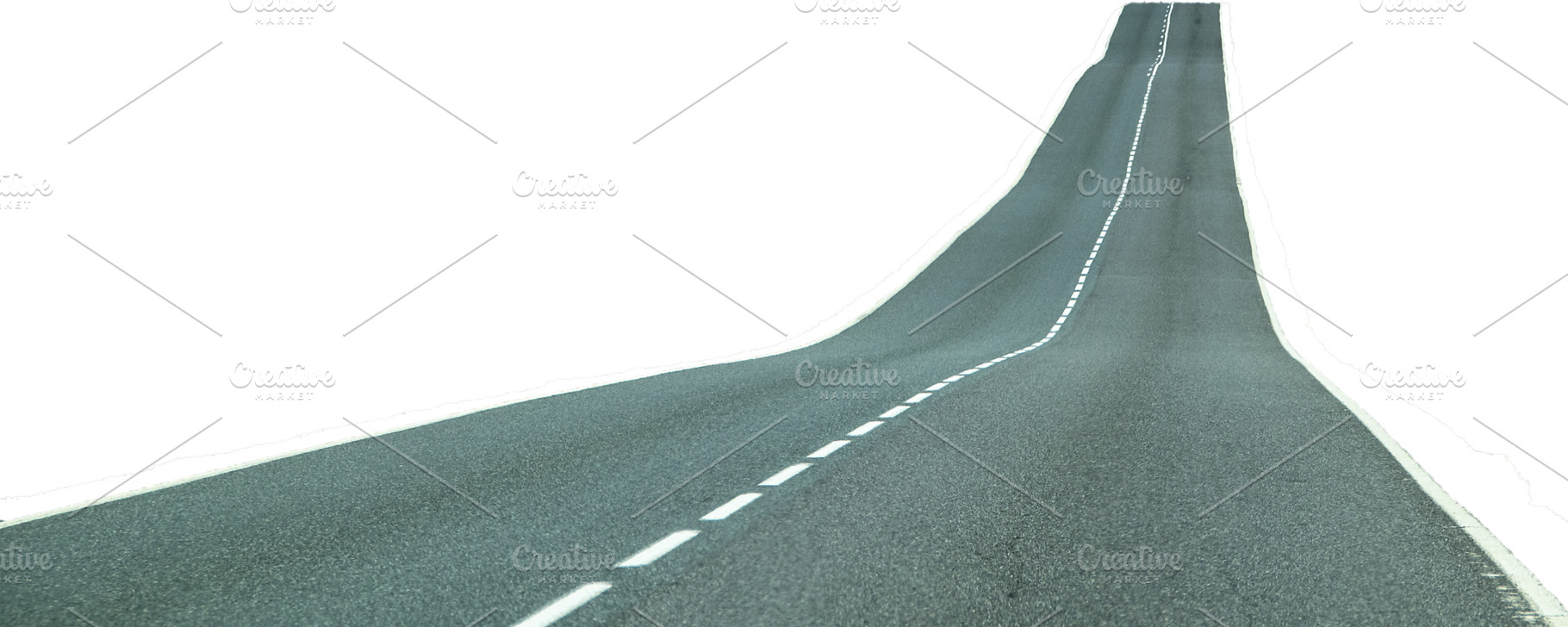 Modern highway isolated photo, a Photo by DanFLCreativo