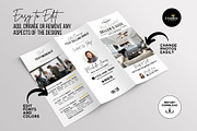 Seller Guide Trifold Brochure Canva, a Brochure Template by CreativeVinesStore (Thumbnail 5 of 6)