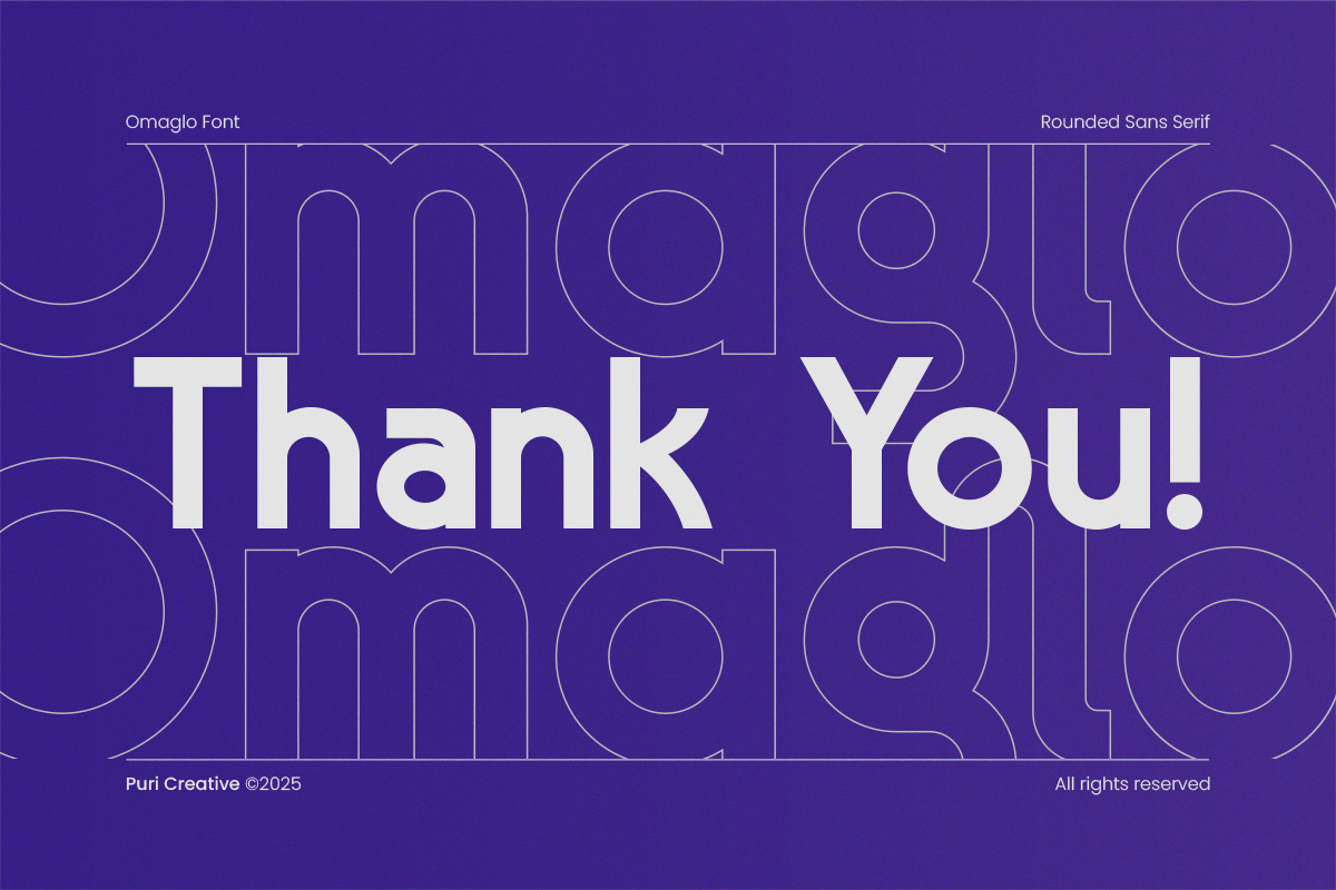 Omaglo – Unique Modern Sans Font, a Sans Serif Font by PuriCreative (Photo 10 of 10)