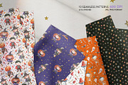 Halloween Characters, a Seasonal Illustration by Watercolor by Tonia Tkach (Thumbnail 5 of 7)