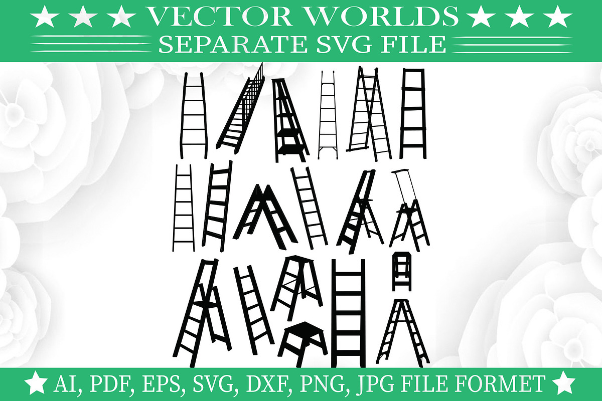 Wooden Stairs Svg, Wooden, Stair Svg, an Object Graphic by VectorWorlds (Photo 1 of 3)