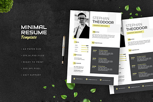 Minimal Green Resume