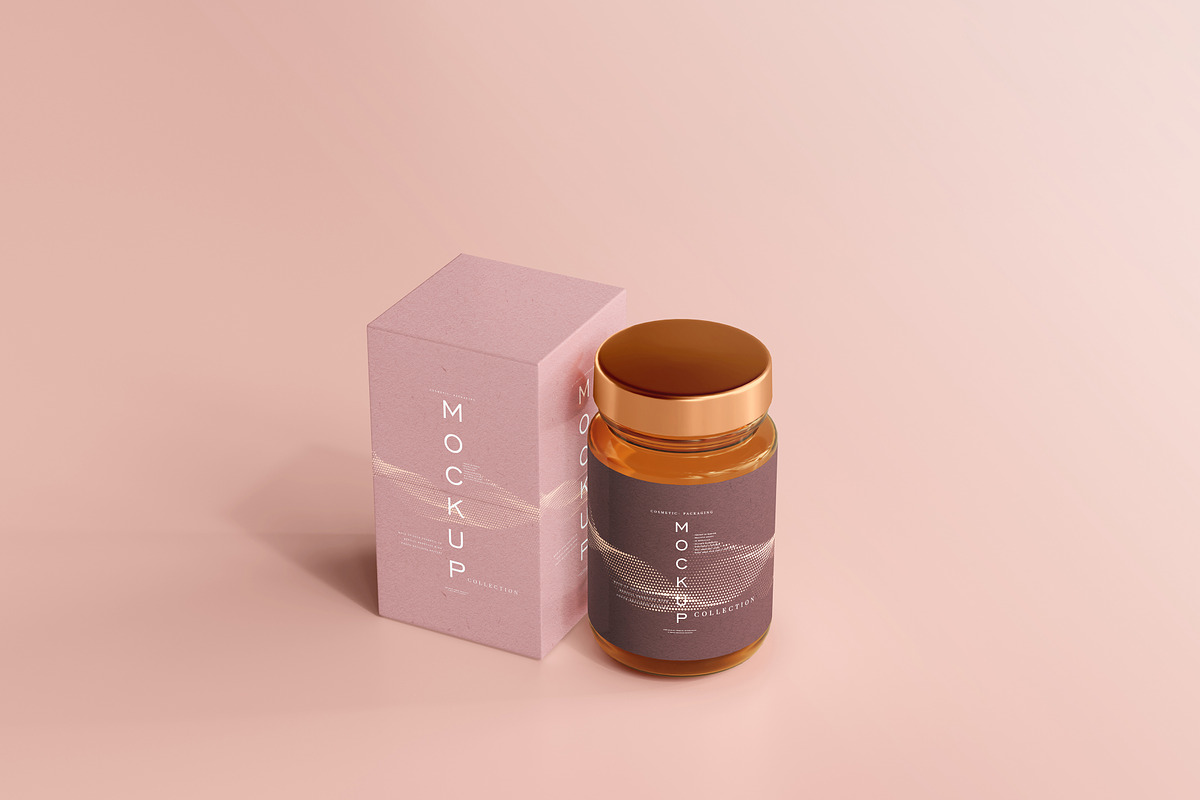 390+ Cosmetic Branding Mockup Scenes, a Cups & Container Mockup by pmvch (Photo 217 of 367)
