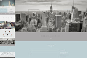 American Dream One Page Template