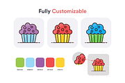 Food and Drinks Icons, a Duotone Icon by Brickclay (Thumbnail 4 of 9)