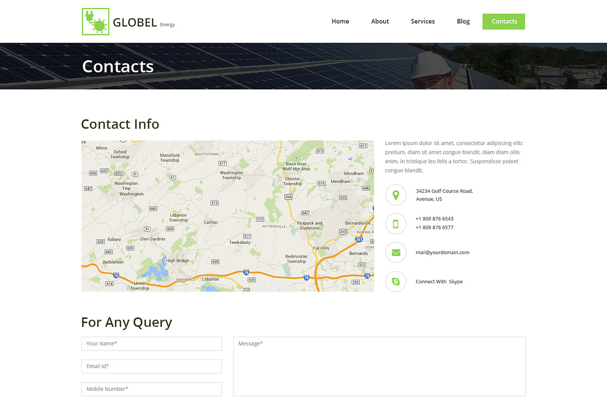 Solar Power PSD Website Template, a Websites & App Template by WebbyTemplates (Photo 7 of 7)