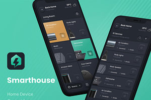 Smart Home Control App UI