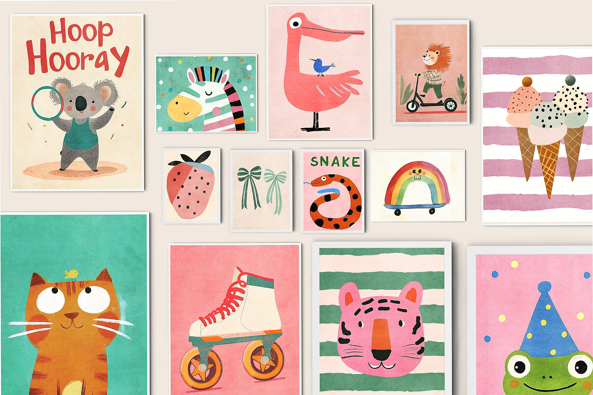 Nursery Art Prints Bundle - 140+, a Background Graphic by Artemsky (Photo 5 of 10)