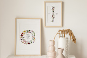 Field Flowers Watercolour Clipart, a Decorative Illustration by whiteheartdesign (Thumbnail 14 of 20)