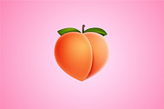 Peach Logo Icon, a Branding & Logo Template by Luis Muniz (Thumbnail 2 of 2)
