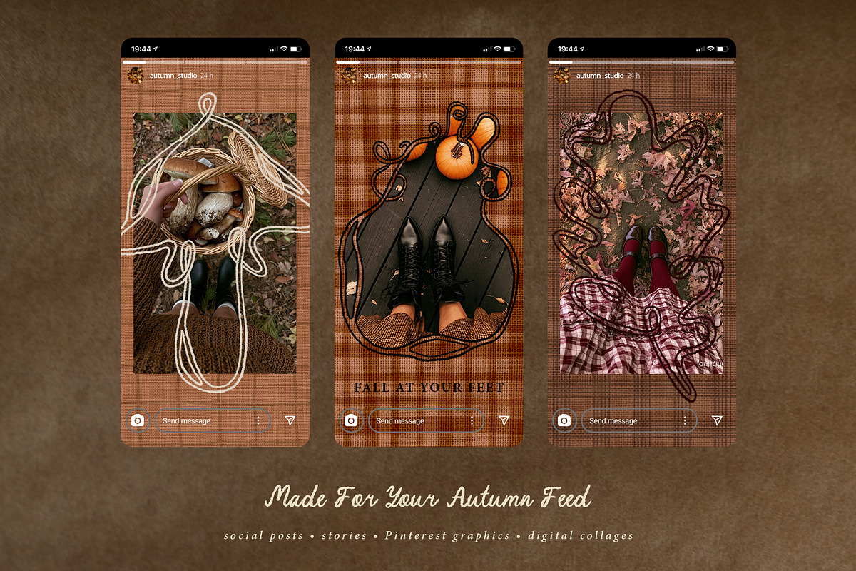 Whimsical Autumn Frames Collection, an Object Graphic by Cute Atelier (Photo 8 of 11)