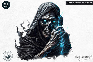 Halloween The Grim Reaper Cliparts