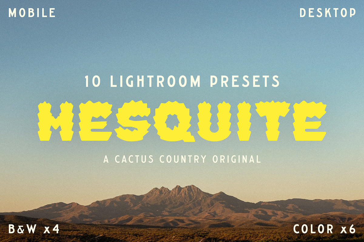 Mesquite Lightroom Presets, a Brushes & More by Cactus Country (Photo 1 of 11)