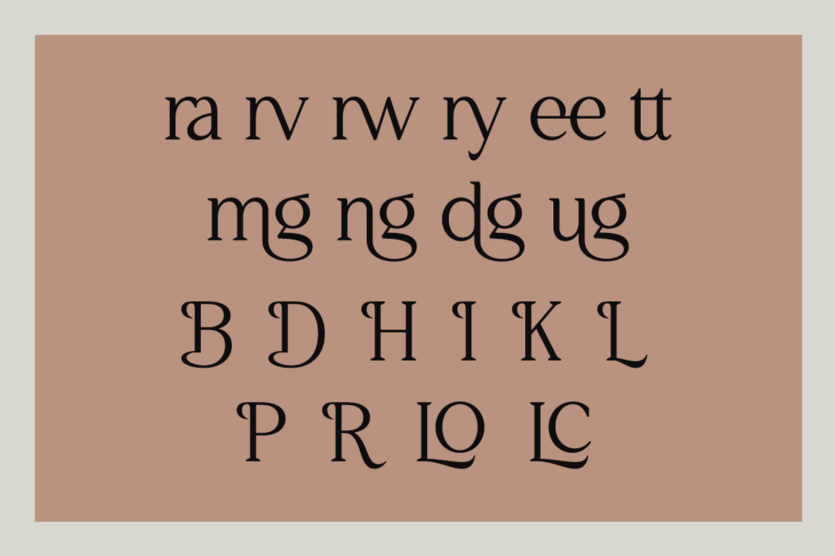 Welcome to Lettering, a Serif Font by RockboyStd (Photo 11 of 12)