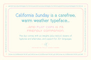 California Sunday Font Duo, a Sans Serif Font by Molly Suber Thorpe (Thumbnail 2 of 9)