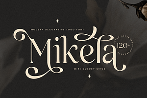 Mikela - Curvy Font