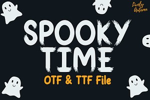 Spooky time | Sans serif font, a Sans Serif Font by LivelyAutumn11.11