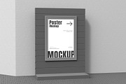 Minimalist Poster Frame Mockup, a Product Mockup by graphypix (Thumbnail 1 of 4)
